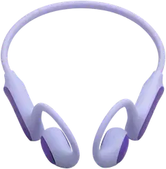 JBL langattomat avoimet kuulokkeet lapsille Junior Free violetti - 2