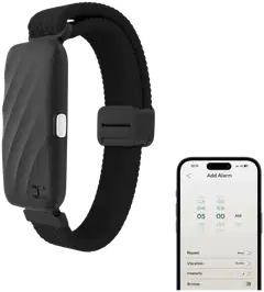 Homedics SS-WB100BK-WW - WakeBand™ Silent Alarm herätysranneke, musta - 2