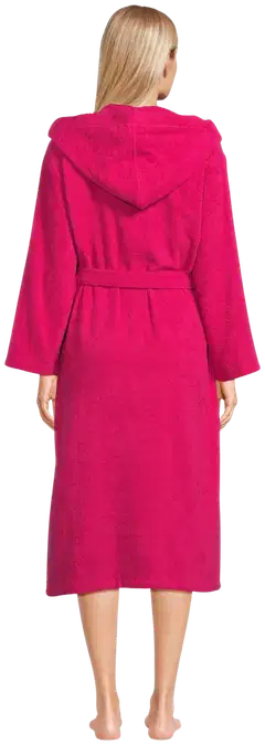 Actuelle naisten frotee-kylpytakki 215AW1924 - Fuksia - 3