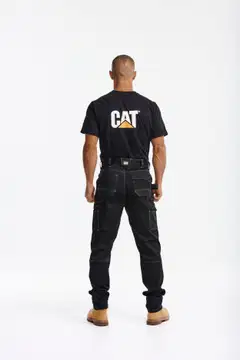 CAT työhousut 1080047 - MUSTA - 2