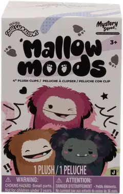 Squishmallows 10 cm Big Moods yllätysklipsipehmo - 1
