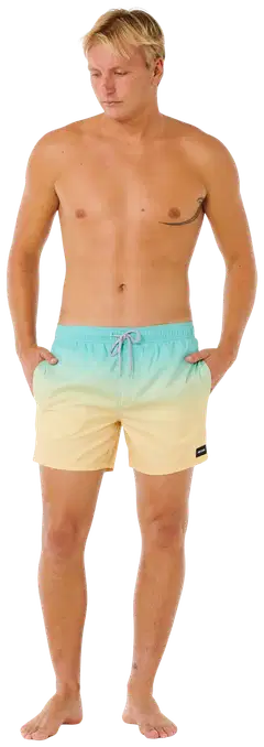 M uimashortsit offset fade volley 0EMMBO - Aqua - 4