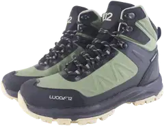 Luode12 naisten vedenpitävät ulkoilukengät Kökar HI WP 8697 SL - Oil green/Black/Beige - 1