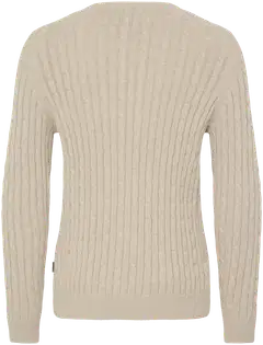 Blend miesten puuvillainen kaapelineule - Crockery Melange - 2