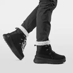 Helly Hansen naisten talvinahkanilkkuri W Garibaldini 12150 - Black/Cream - 6