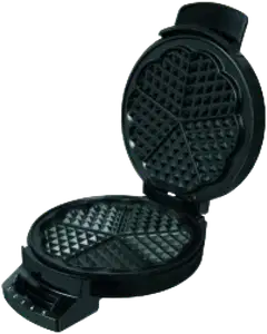 Livia vohvelirauta 1200 W musta - 2