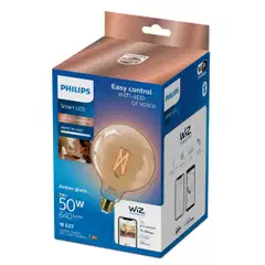 Philips Smart Lighting LED-filamenttilamppu 7W G125 E27 2000-5000K 640lm Amber - 2