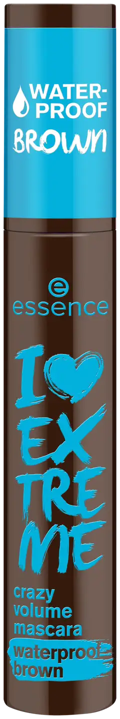 essence I LOVE EXTREME crazy volume mascara waterproof brown 01 Cozy Brown 12 ml - 1