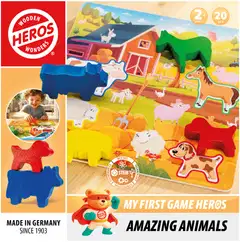 Heros peli My First Game Amazing Animals - 3