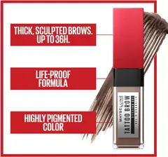 Maybelline New York Tattoo Brow 36H Styling Gel kulmageeli 6 ml - Medium Brown - 4