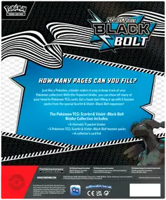 Pokémon SV10.5 Black Bolt Binder Collection - 3
