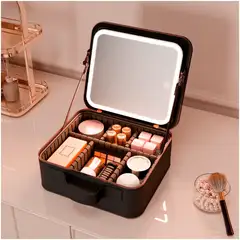 Pixiem kosmetiikkalaukku LED peilillä - 2