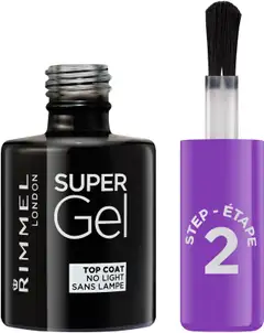 Rimmel 12ml Super Gel Top Coat geelipäällyslakka - 2