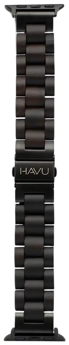 Havu Apple Watch -ranneke, eebenpuu (38/40/41 mm) - 1