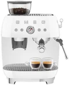 Smeg espressokeitin myllyllä valkoinen EGF03WHEU - 1
