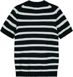 WKLY. miesten lyhythihainen neule 195W152508 - D.blue-white striped - 2