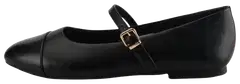 WKLY. naisten remmiballerinat Serafina - Black - 3