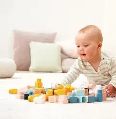 Ecoiffier - BB Abrick - Rakentelupalikat, 50 kpl pakkaus - 3