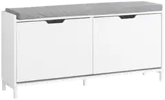 SoBuy kenkäpenkki valkoinen FSR151-L-W - 1