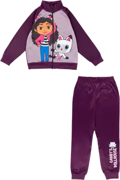 Gabby's Dollhouse lasten verkkaripuku GDQ20003 - Purple - 1