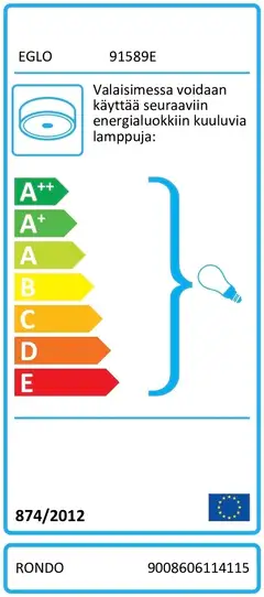 EGLO kattovalaisin Rondo - 2
