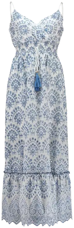 Hailys naisten mekko Fa44lena - White/blue - 1