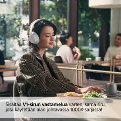 Sony langattomat vastamelusankakuulokkeet WH-CH720NW valkoinen - 4