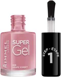 Rimmel 12ml Super Gel Nail Polish 023 Grape Sorbet kynsilakka - 2