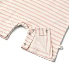 TinyOne vauvojen kesäpuku GOTS Beach - ROSE STRIPE - 4