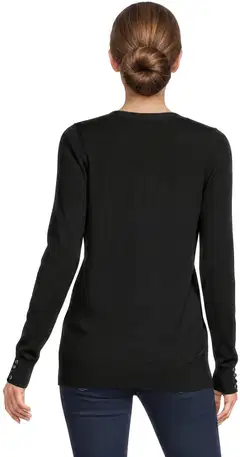London Fog naisten neuletakki napit 213L262903 - black - 3