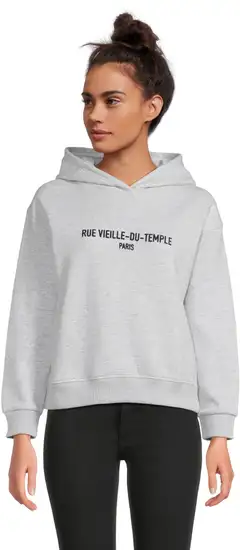 WKLY. naisten collegehuppari 213W000110 - Lt. grey mel - 1