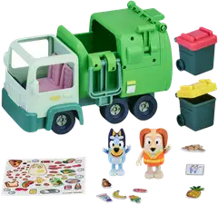 Bluey roska-auto 22 cm, 2 hahmoa & tarv. - 2