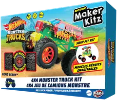 Bladez Toyz DIY lelu Hot Wheels Motor Maker Kitz 4x4 Monster Truck Kit - 1
