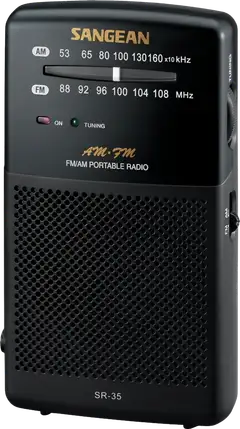 Sangean taskuradio Pocket 100 (SR-35) musta - 1