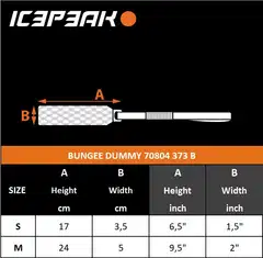 Icepeak Pet dummy Bungee S keltainen - 3