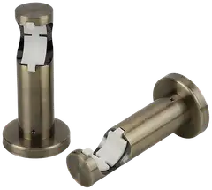 Ihanin verhotangon click-kannakkeet antiikkimessinki 28mm 2kpl/pss - 1