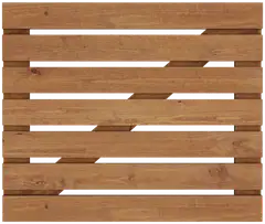 Portti, vaakalaudoitus, ruskea, 95x80x3,3cm - 1