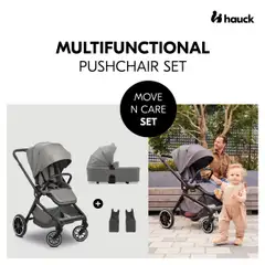Hauck yhdistelmävaunut Move N Care Set 0-22 kg tummanharmaa - 16