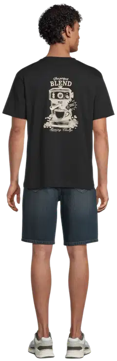 WKLY. miesten farkkushortsit 202W152606 - D.blue denim washed - 3