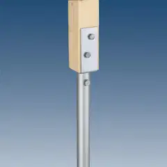 Ruuvipaalun U-kenkä 150 mm pystypilarille - 2