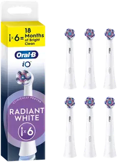 Oral-B iO Radiant White vaihtoharjat 6kpl - 1