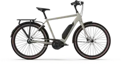 Helkama e-Oiva 27,5" Kaupunkisähköpyörä 5-vaihdetta runko 54 cm valkosavi - 1