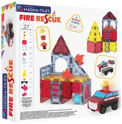 Magna-Tiles palo- ja pelastusasema 27 osaa - 3
