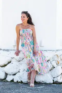 AmandaB naisten mekko 26556 - Monivärinen - 2