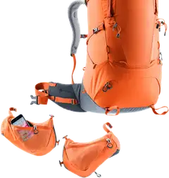 Deuter rinkka Aircontact Core 55+10 SL-paprika-graphite - 2