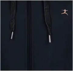 Danskin naisten treenitakki hupulla DPA25002 - BLACK MELANGE - 2