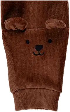 Ciraf vauvojen veluurihousut Nalle 250B262942 - Cappuccino - 3