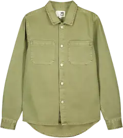 WKLY. miesten paitatakki denim twill 194W482401 - Khaki green - 1