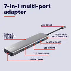Trust Dalyx 7in1 adapteri - 7