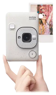 Fujifilm pikakamera Instax LiPlay Stone White - 7
